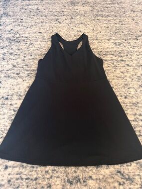 Fabletics Black Racerback A-Line Mini Dress